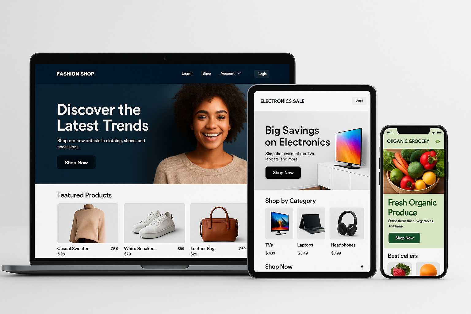 Landing Page E-commerce