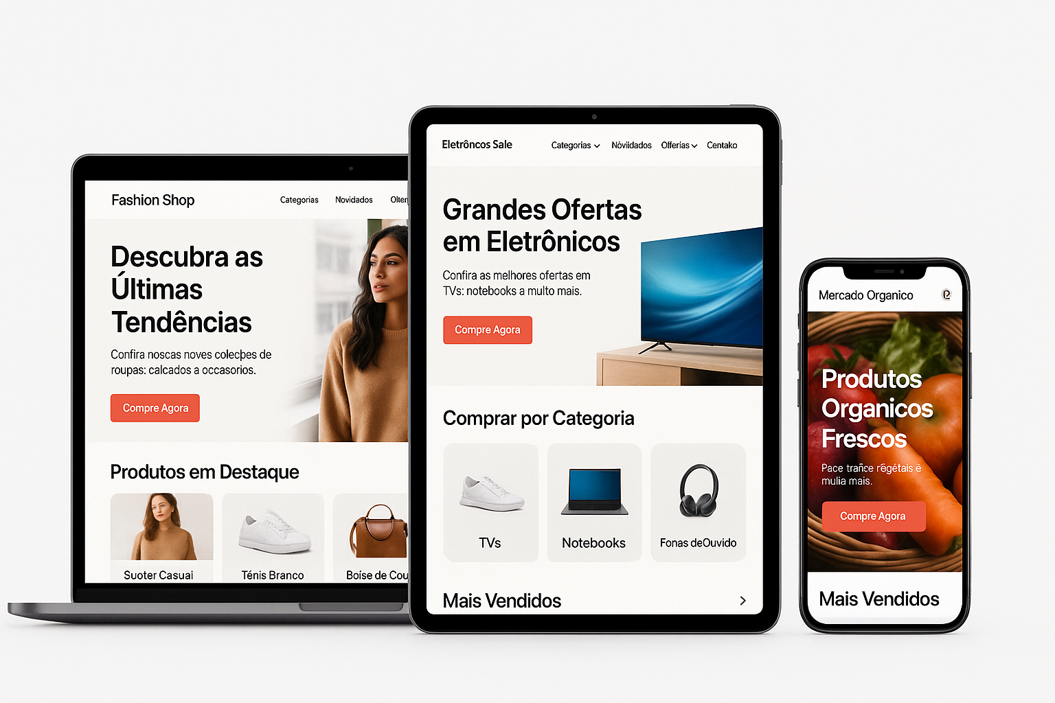 Landing Page Eletrônicos