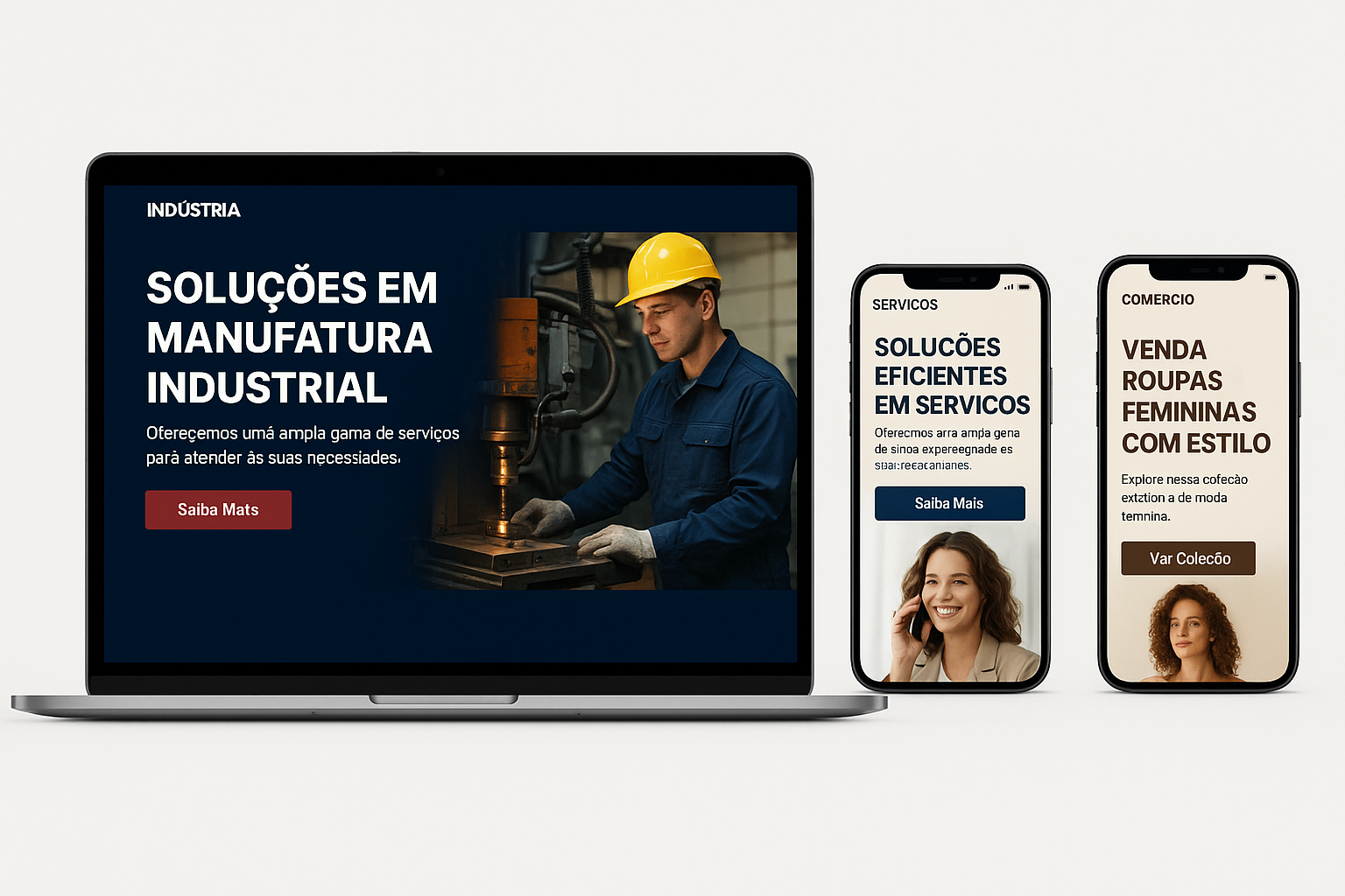 Landing Page Manufatura