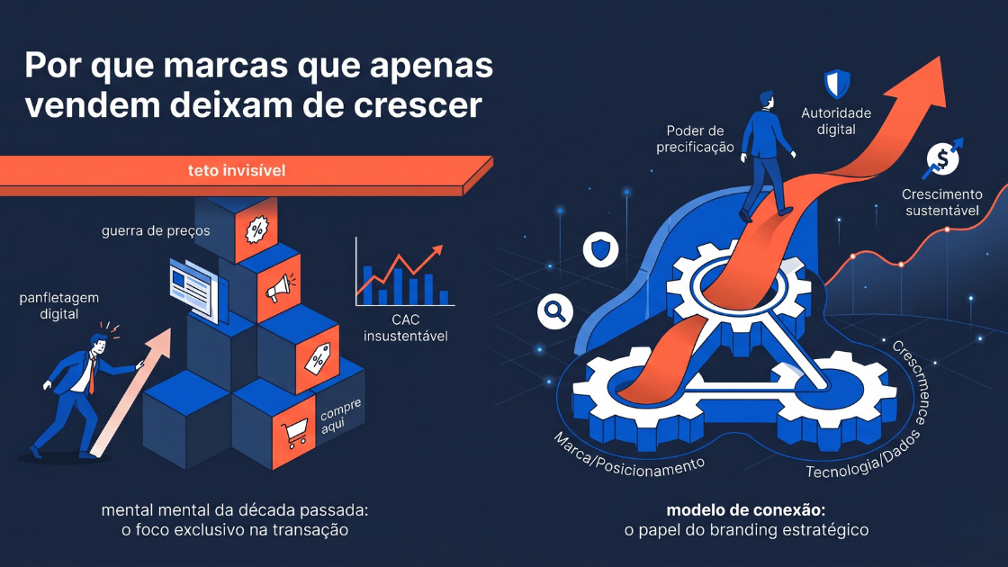 Por que marcas que apenas vendem deixam de crescer
